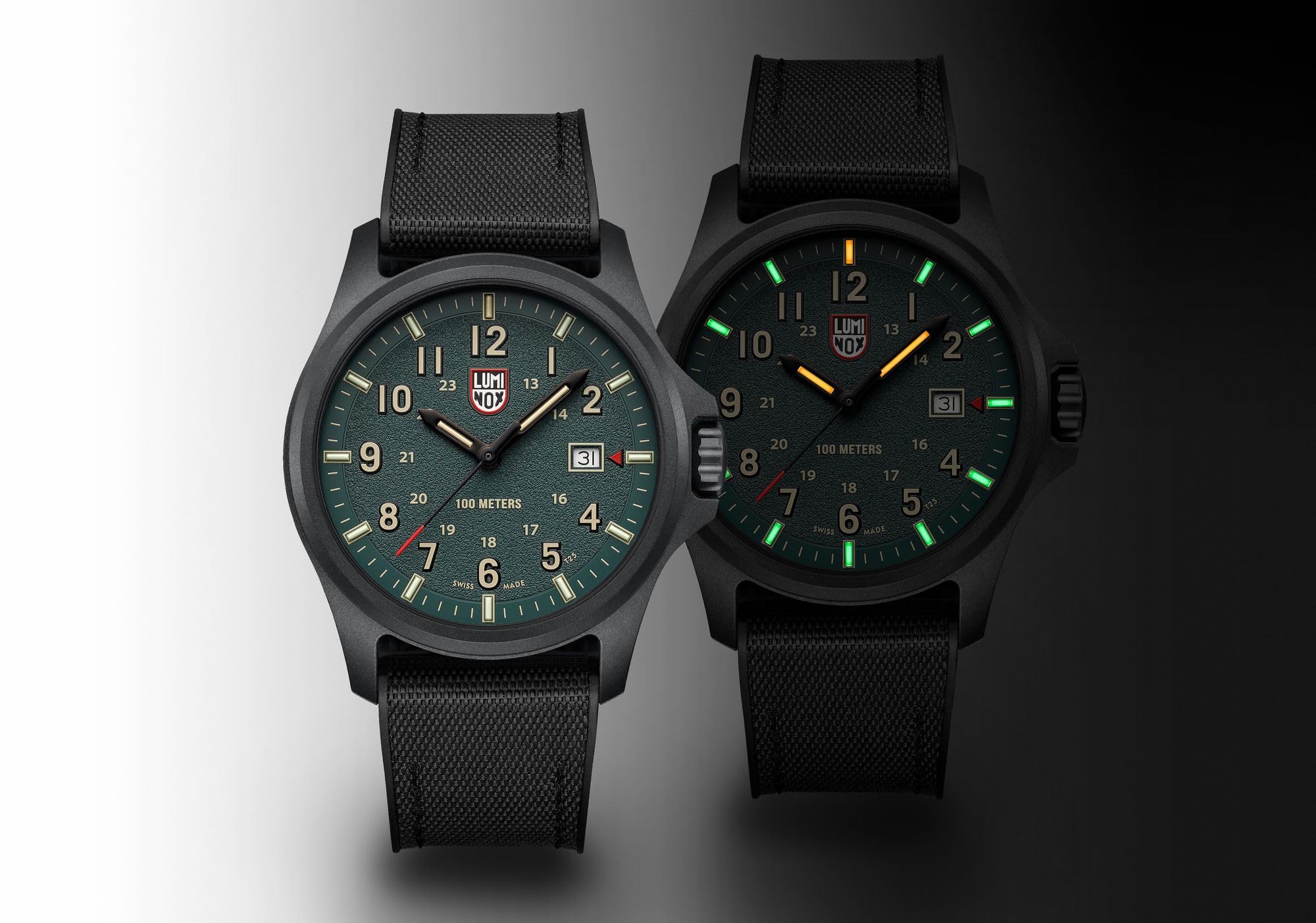 Luminox Herren Armbanduhr Atacama Field 1960 mit Kautschukarmband, 10 Bar, 44 mm, XL.1977
