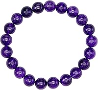 Vista 383 de Amazing Gemstone Pulsera de cristal para mujeres y hombres, pulsera de cristal curativo de protección, pulsera elástica con cuentas de piedras