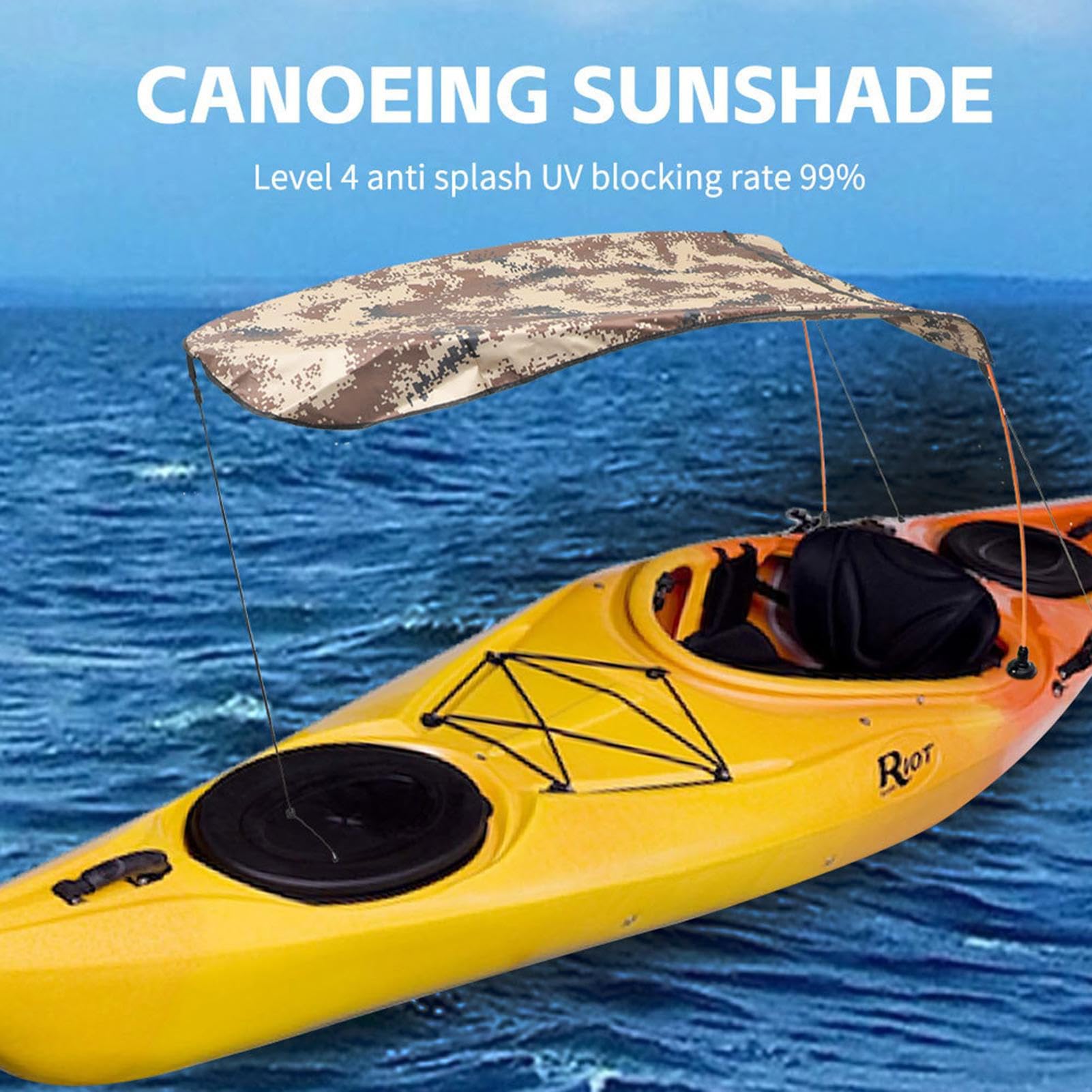 Tendalino per Barca - Tendalino per Barca Gonfiabile, Tendalino per | Ombrellone da Spiaggia | Kit hardware base per montaggio su tettoia per kayak per la pesca all'aperto. Il nostro parasole per