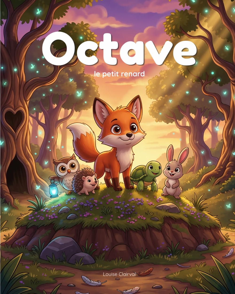 Octave le petit renard: Une aventure à lire et à colorier chaque soir — Avec sons d'ambiance via QR codes