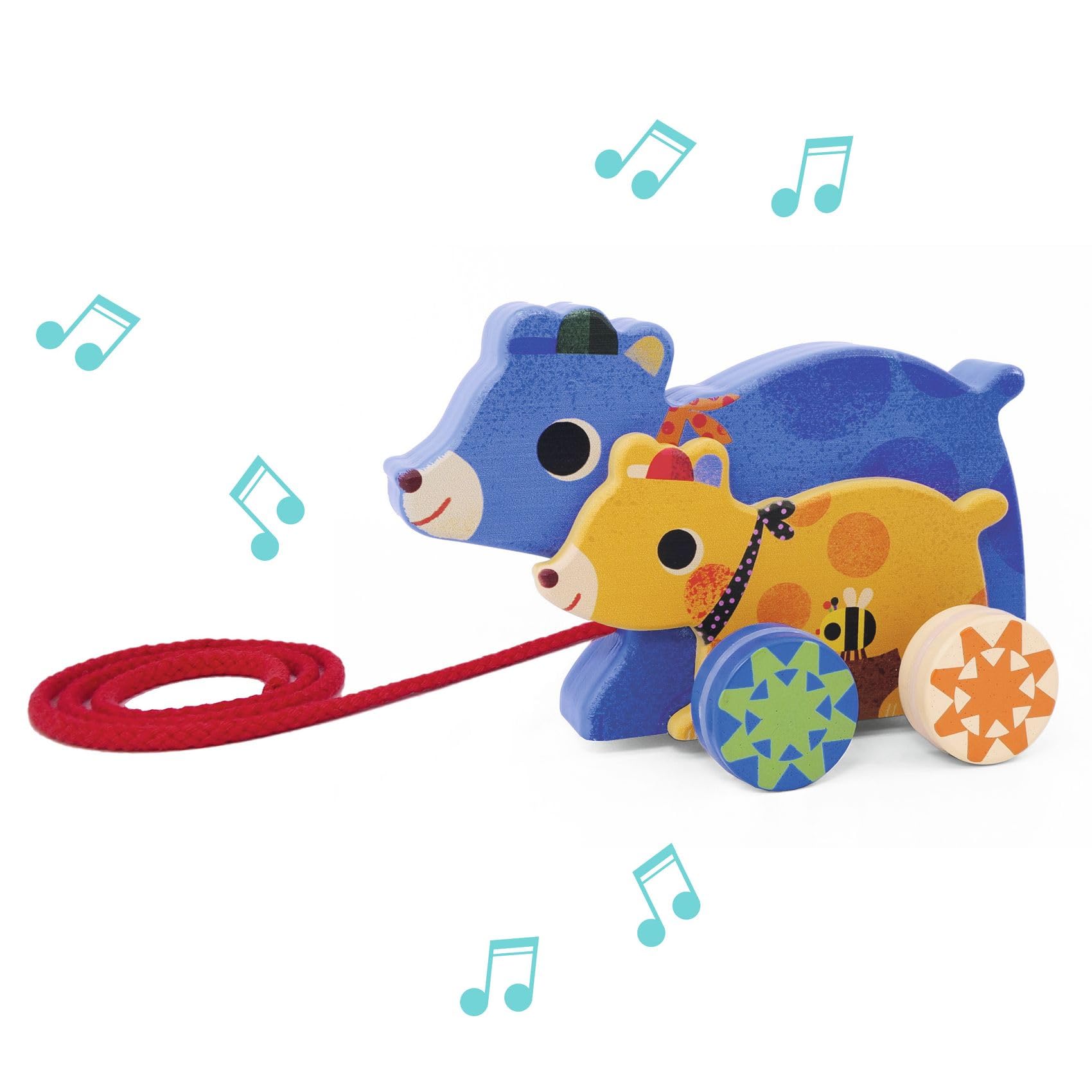 Djeco giocattoli per bambini Gabi & Sam colorati - stimolante per bambini