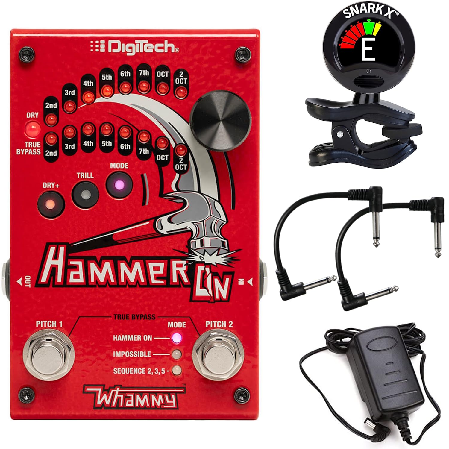 Amazon.com: DigiTech HammerOn Instantaneous Pitch-shifter Pedal