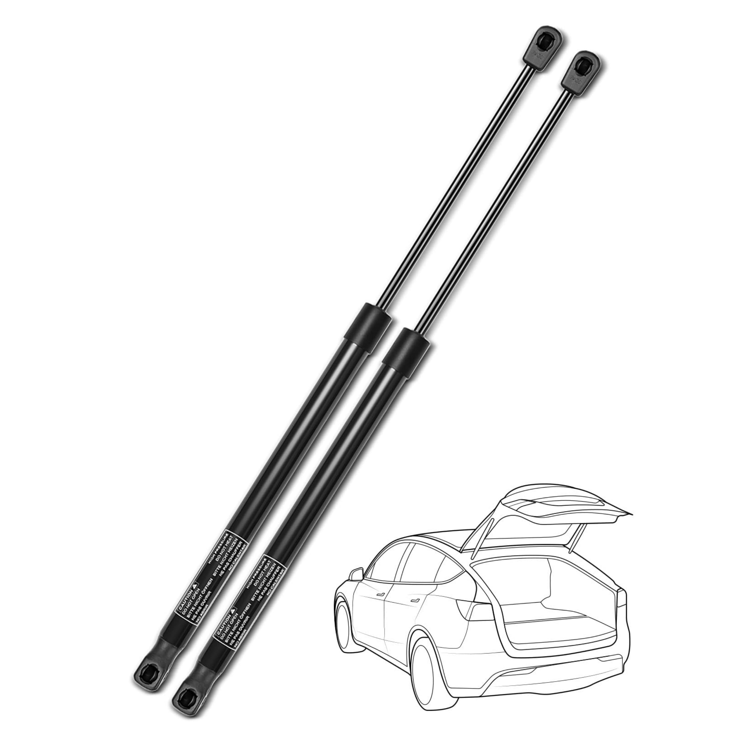 Tryagat 2 Pcs Tailgate Gas Struts for Kia Soul Hatchback 2010-2013, Boot Lift Supports And Gas Springs Heavy Duty Reliable Rear Hatch Shocks Dampers