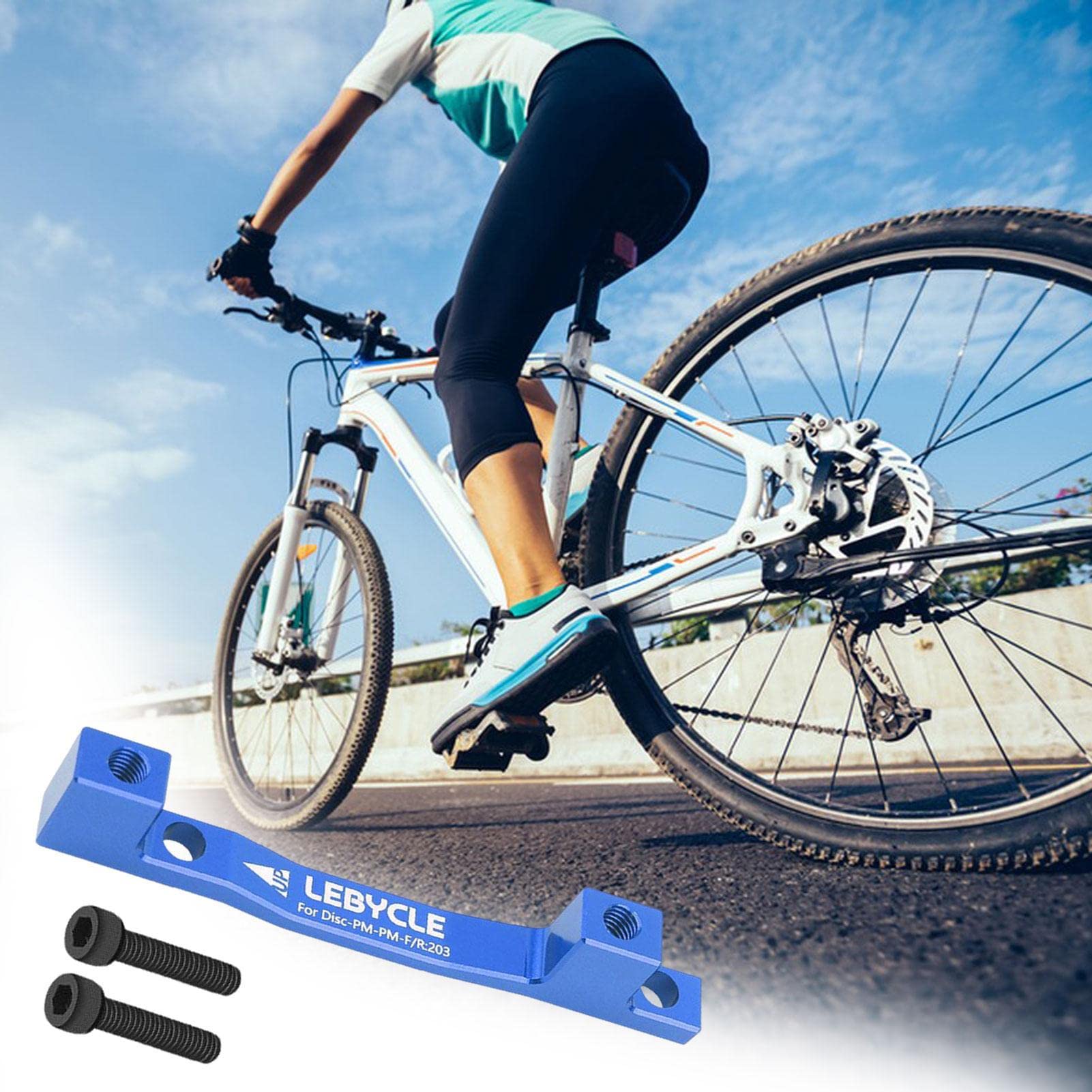 Adaptador Para Pinza De Freno De Disco De Bicicleta - A-F203, Aleación De Aluminio, Para Discos De 203 Mm En Horquilla Delantera