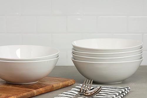 Vista 40 de 10 Strawberry Street Simply White - Plato redondo de 10.5 pulgadas, juego de 6