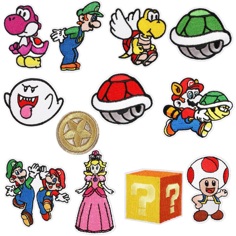 MEZHEN Iron-On Patches Iron-On Patches, Children's DIY Sew-On Appliqué Patches for Clothing, T-Shirt, Jeans, Bags