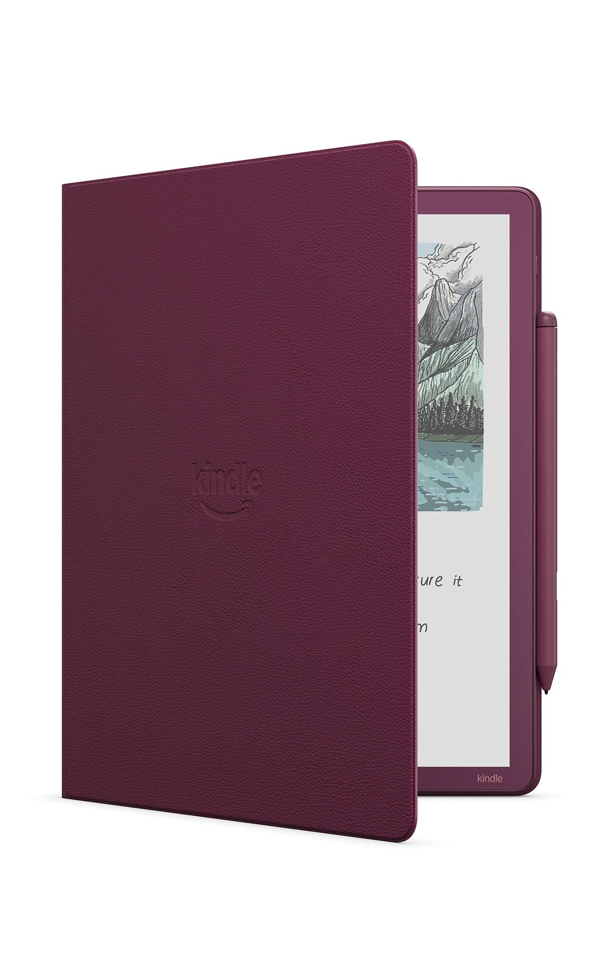 Ti presentiamo la nuova cover folio premium per Amazon Kindle Scribe, con aggancio magnetico, elegante custodia protettiva - Pelle di prima qualità