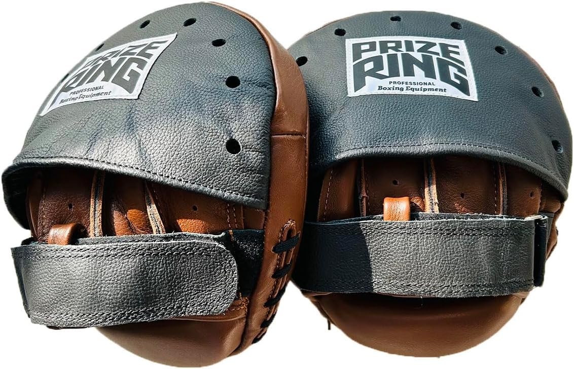 PRIZE RING ミット ブラウン PRIZE RING／プライズリング ボクシング用 ミット ブラウン/黒 楽天