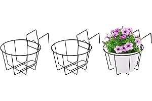 TQVAI Railing Planter Hooks: Stylish and Durable Plant Hangers for Your Outdoor Oasis