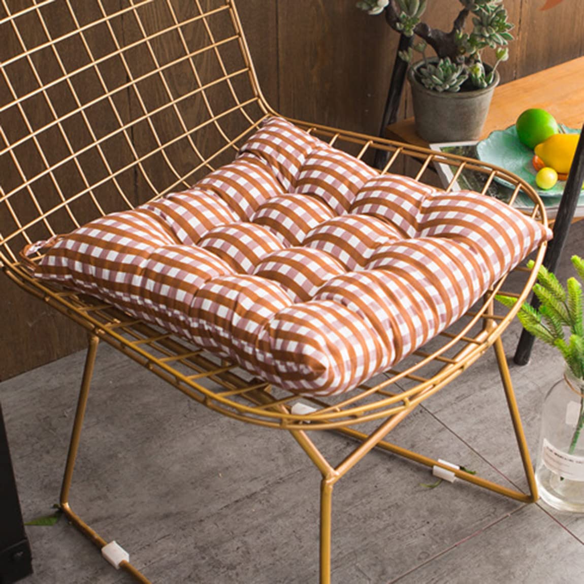 Cojines acolchados para silla de comedor juego de 2 que soluciona la dureza del asiento en casa