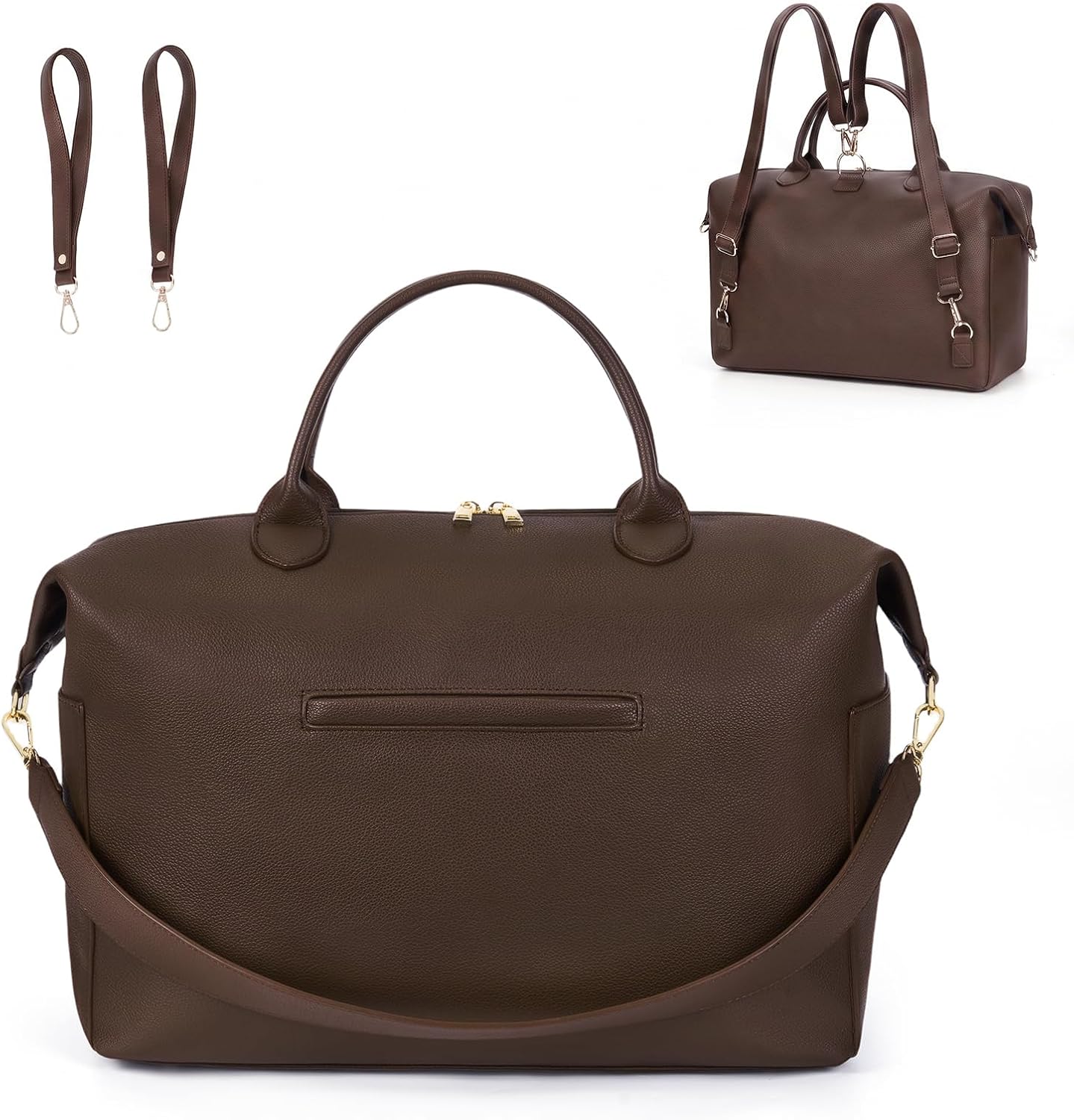 Diaper Bag Tote Convertible Vegan Leather Diaper Tote Backpack Diaper Mommy Bags Hospital Bag Work Totes