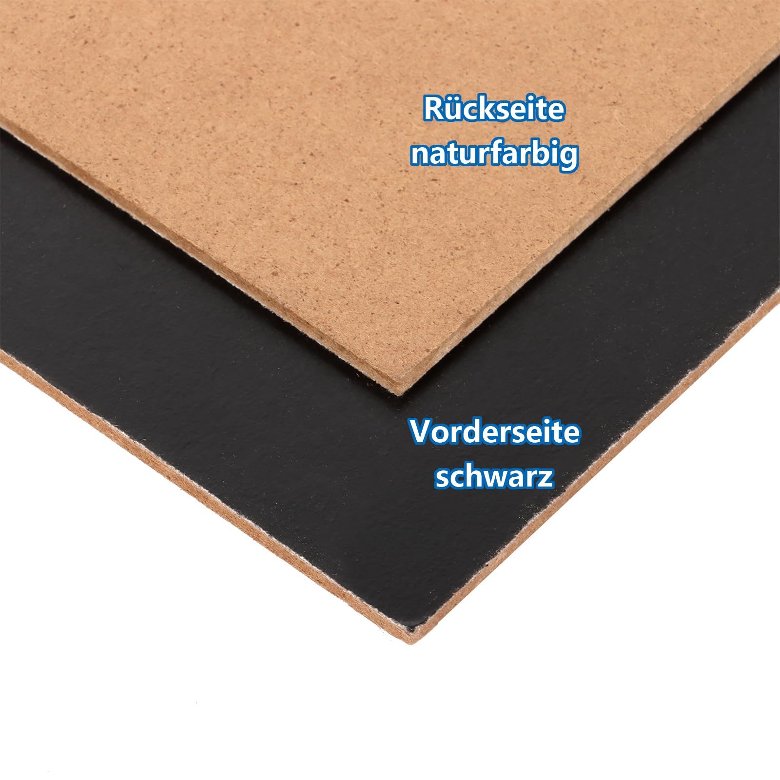 YAYODS Pack of 15 A3 MDF Panels 3 mm 420 x 300 x 3 mm Wooden Panels for