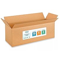 Vista 123 de IDL Packaging Cajas para envío de cartón corrugado cúbicas de 10 pulgadas de largo x 10 pulgadas de ancho x 10 pulgadas de alto (paquete de 5)
