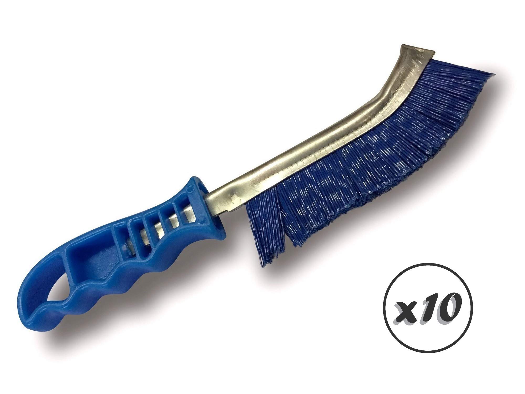 Kibros Lot 10 brosses convexes SKRIB 1 rang PVC rigide
