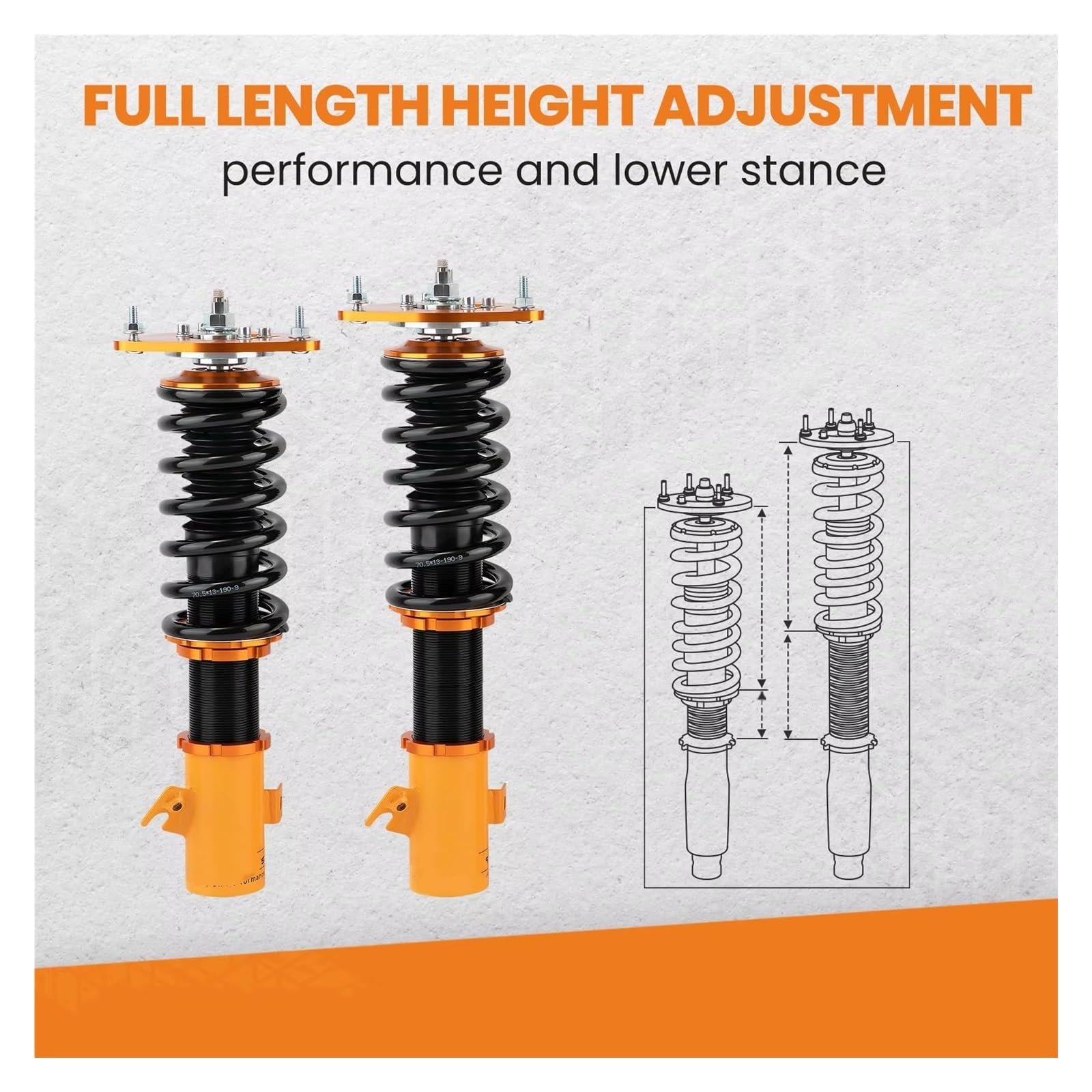 Ammortizzatori Per SUBARU Per Forester 2003 2004 2005 2006 2007 2008 Kit Di Sospensione SG Ammortizzatore Regolabile A 24 Vie Coilovers Sospensione Pneumatica