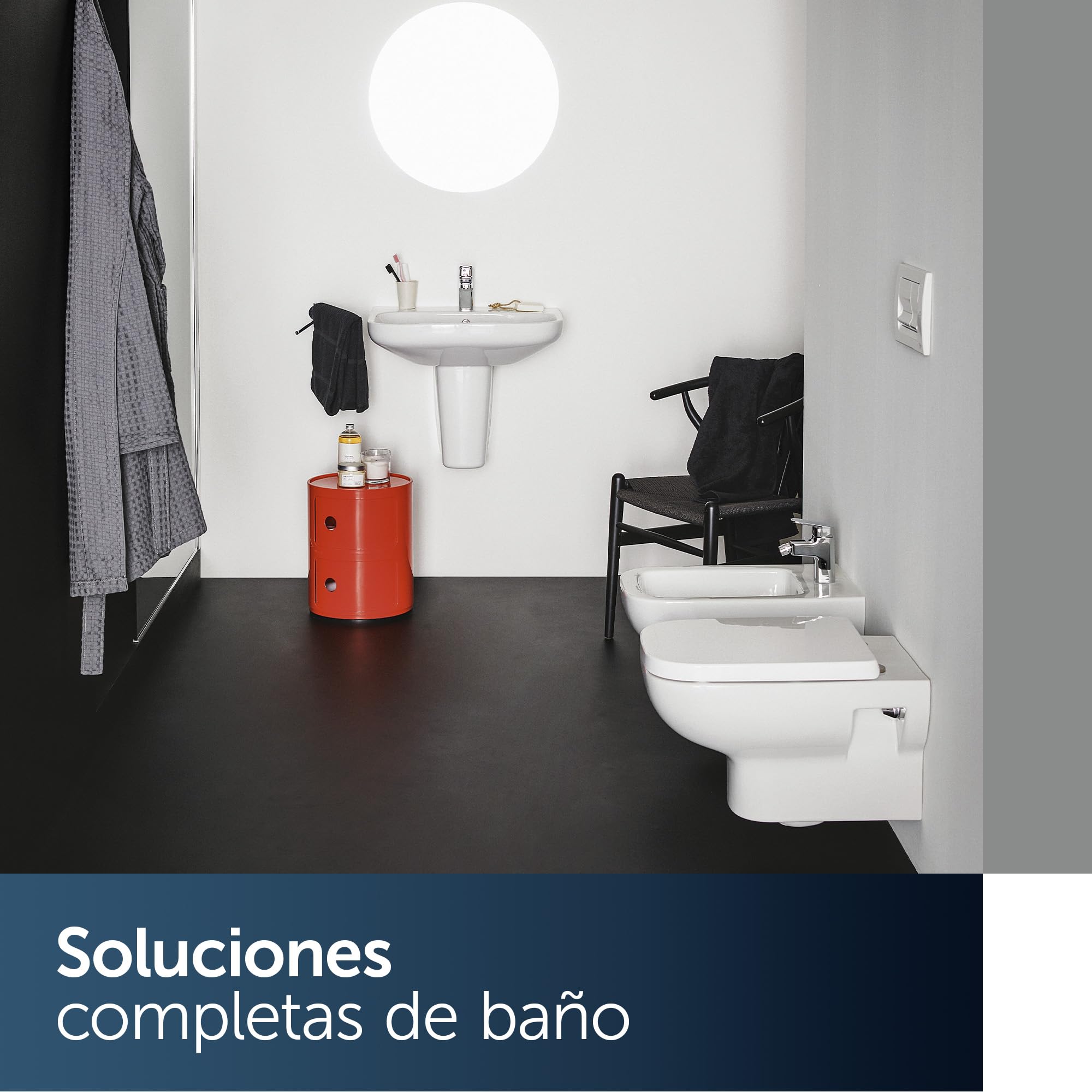 Ideal Standard i.life A Asiento de inodoro, diseño envolvente, cuadrado, con mecanismo de cierre suave, función de liberación rápida para una fácil limpieza, fabricado en Duroplast resistente – Blanco