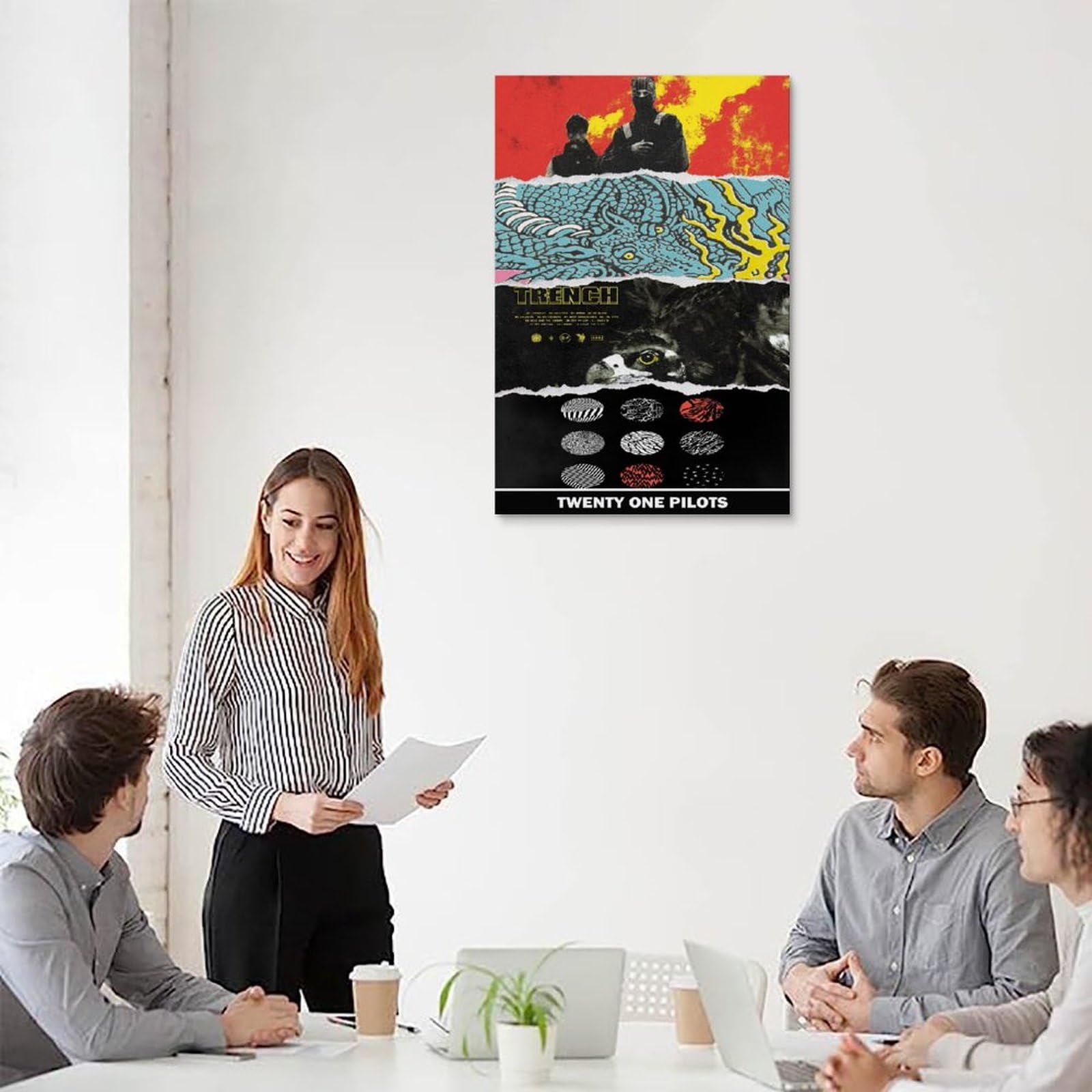 6 Twenty One Pilotos Poster Set - 20x30cm Wanddekoration Leinwand