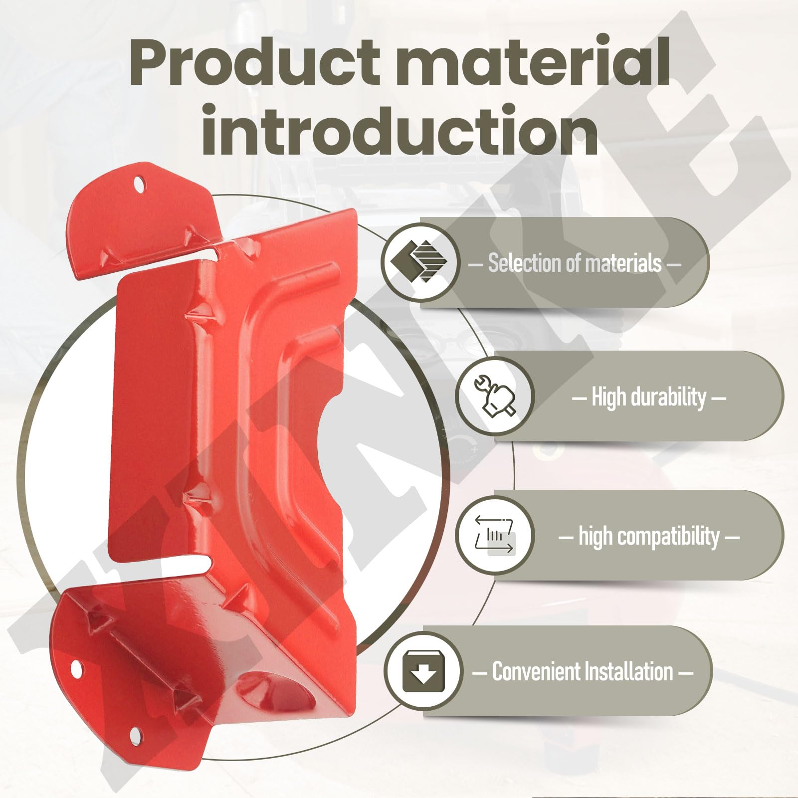 Piezas para cortacésped 783-06424A-0638 42" 46" Cubierta de protección para correa de polea de husillo de cubierta compatible con MTD y Troy-Bilt y Craftsman cortacésped, paquete de 2 (rojo)