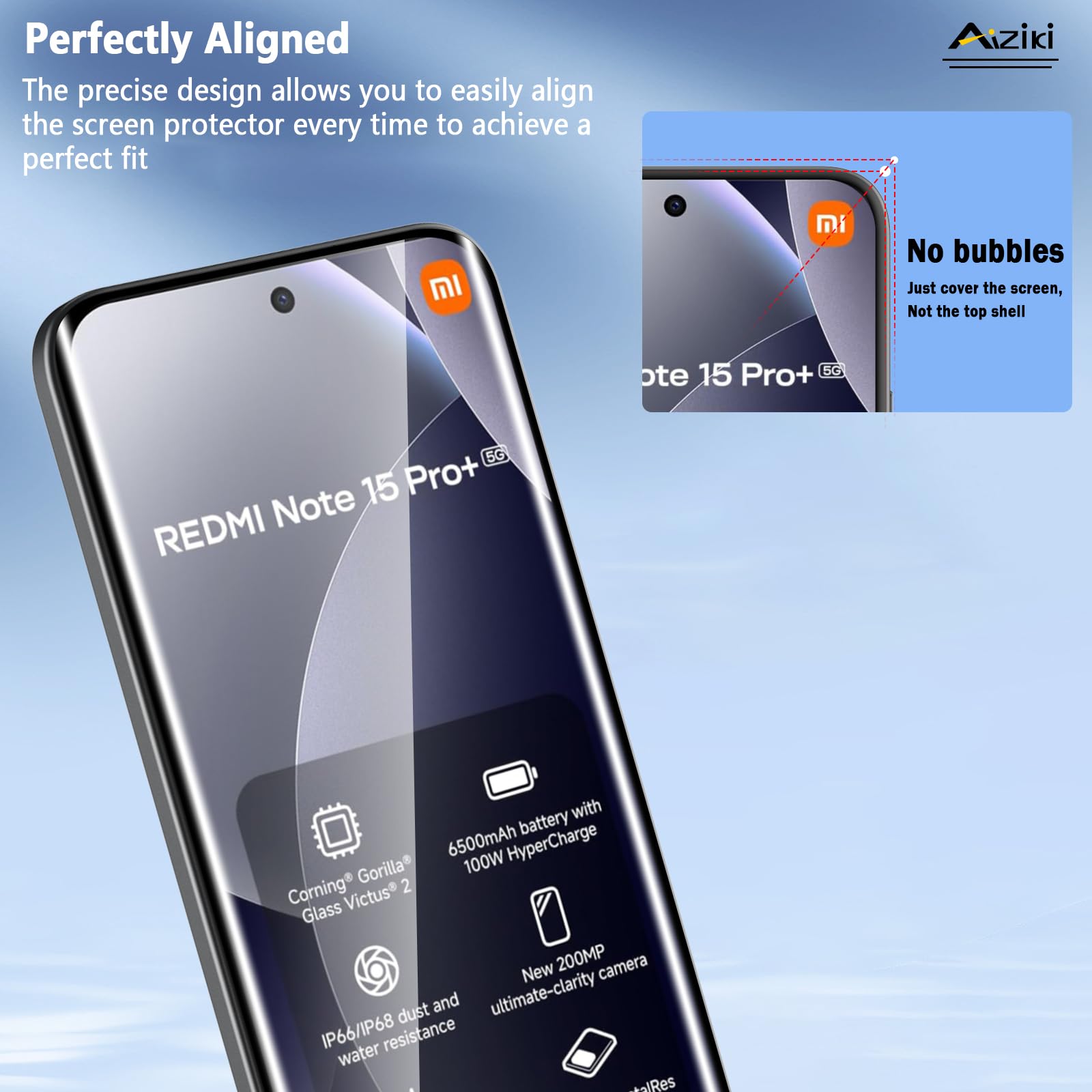 Verre Trempé pour Meizu Note 8 6.0 M822Q, [Pack de 2] Film