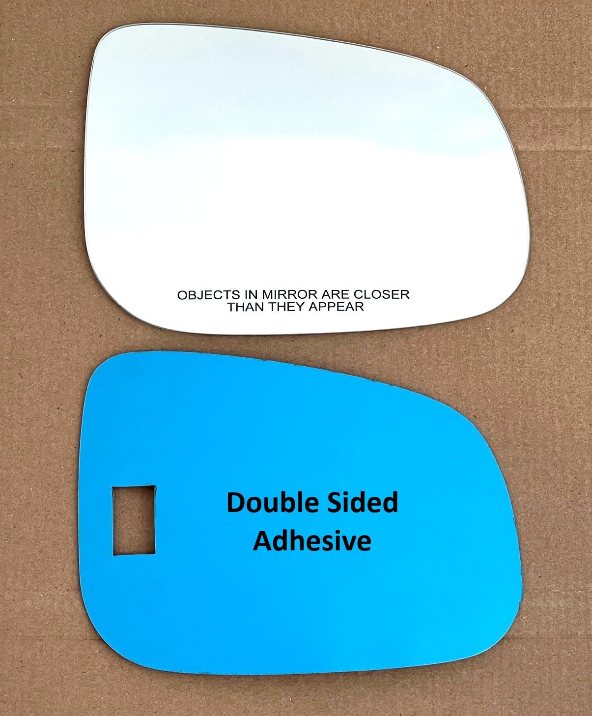 New Replacement Convex Mirror Glass with Full Size Adhesive For Volvo | 2011-2018 S60 | 2012-2016 S80 | 2015-2018 V60 | Passenger Side View Right RH - Check Year For Fitment