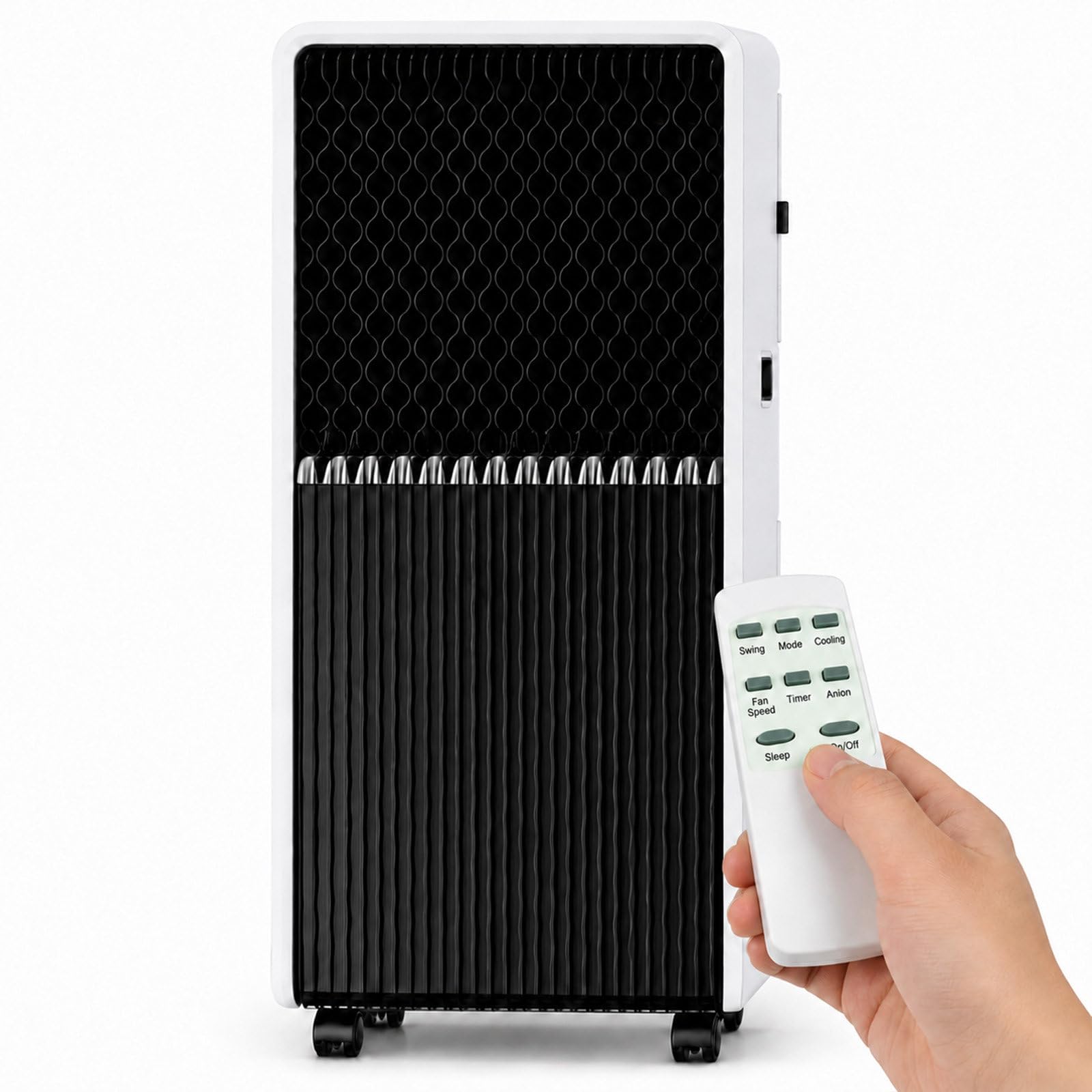 Wddbfl Multicolor 12000 Btu Portable Ac Unit With Fan, Dehumidifier And Complete Window Kit