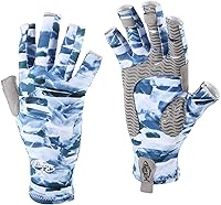 Vista 16 de Palmyth Guantes de pesca sin dedos con protección UV, UPF50+, guantes de sol para hombres y mujeres para kayak, senderismo, remo, conducción