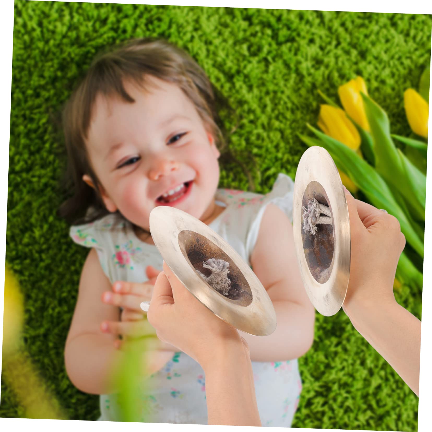 Abaodam 2Pcs Finger Cymbals Musical Instruments for Durable Belly Dancing Accessories for Dance Parties and Rhythm Play