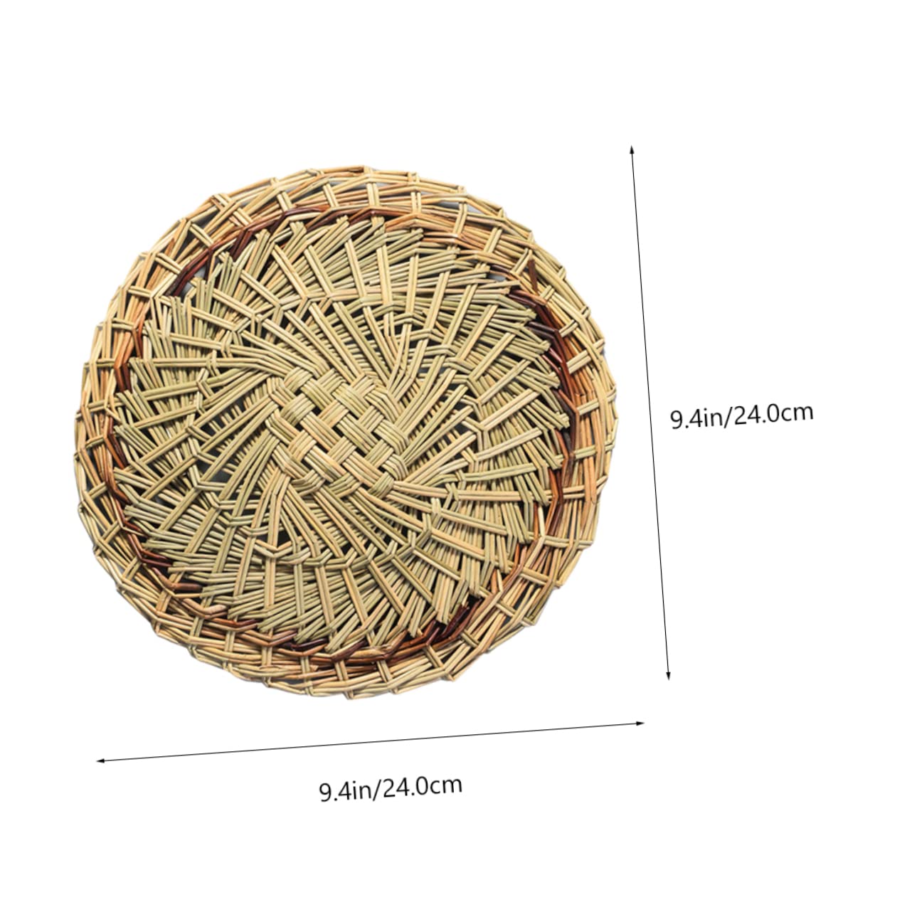 ABOOFAN Straw Pads Non-stick Reusable Mats Round Handmade for Steamed Buns Dumplings