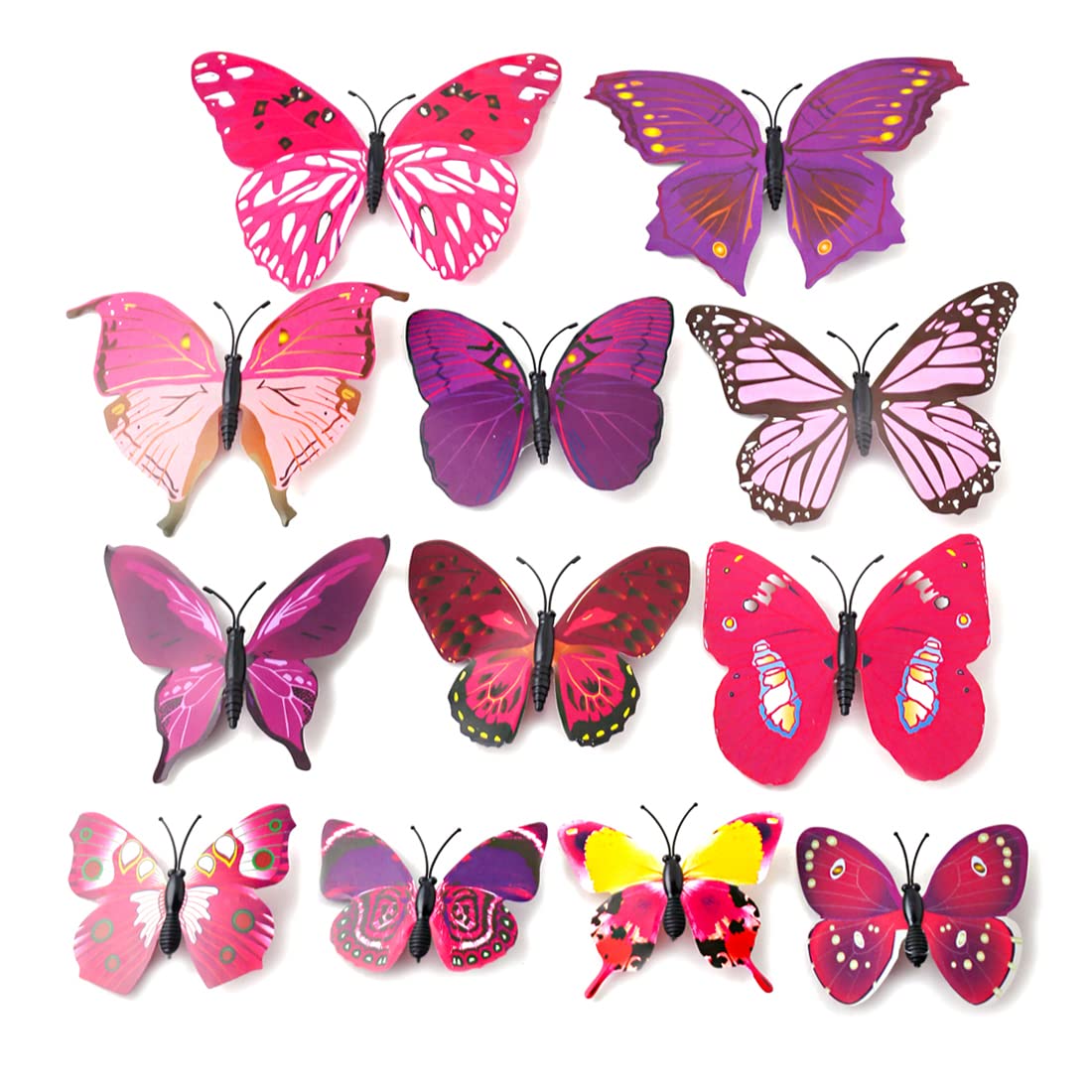 Melbees by Yellow Chimes Multicolor Butterfly Hair Clips for Girls and Kids – Baby Hair Accessories Alligator Clips