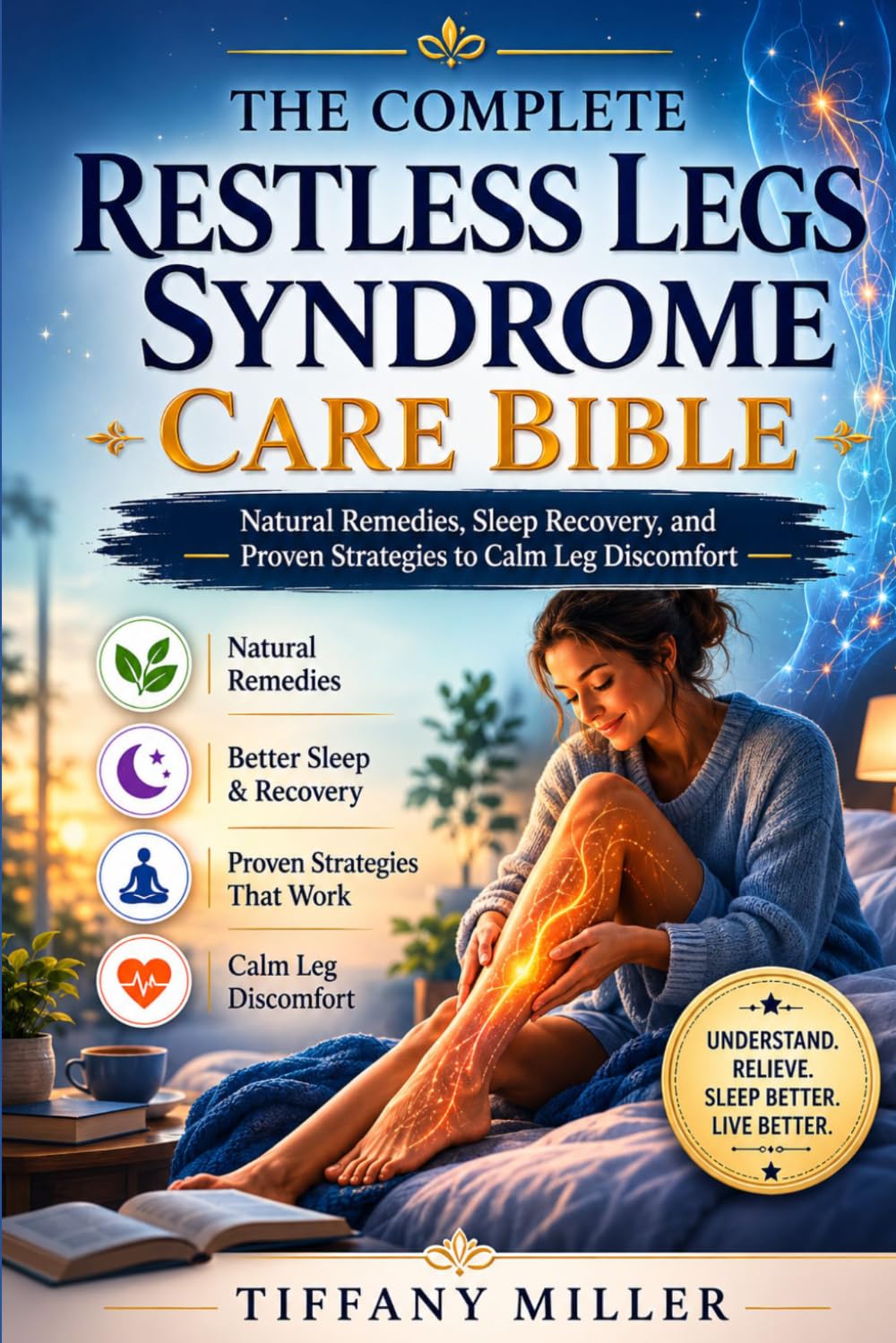 The complete restless legs syndrome care bible: Natural remedies, sleep recovery, and proven strategies to calm leg discomfort