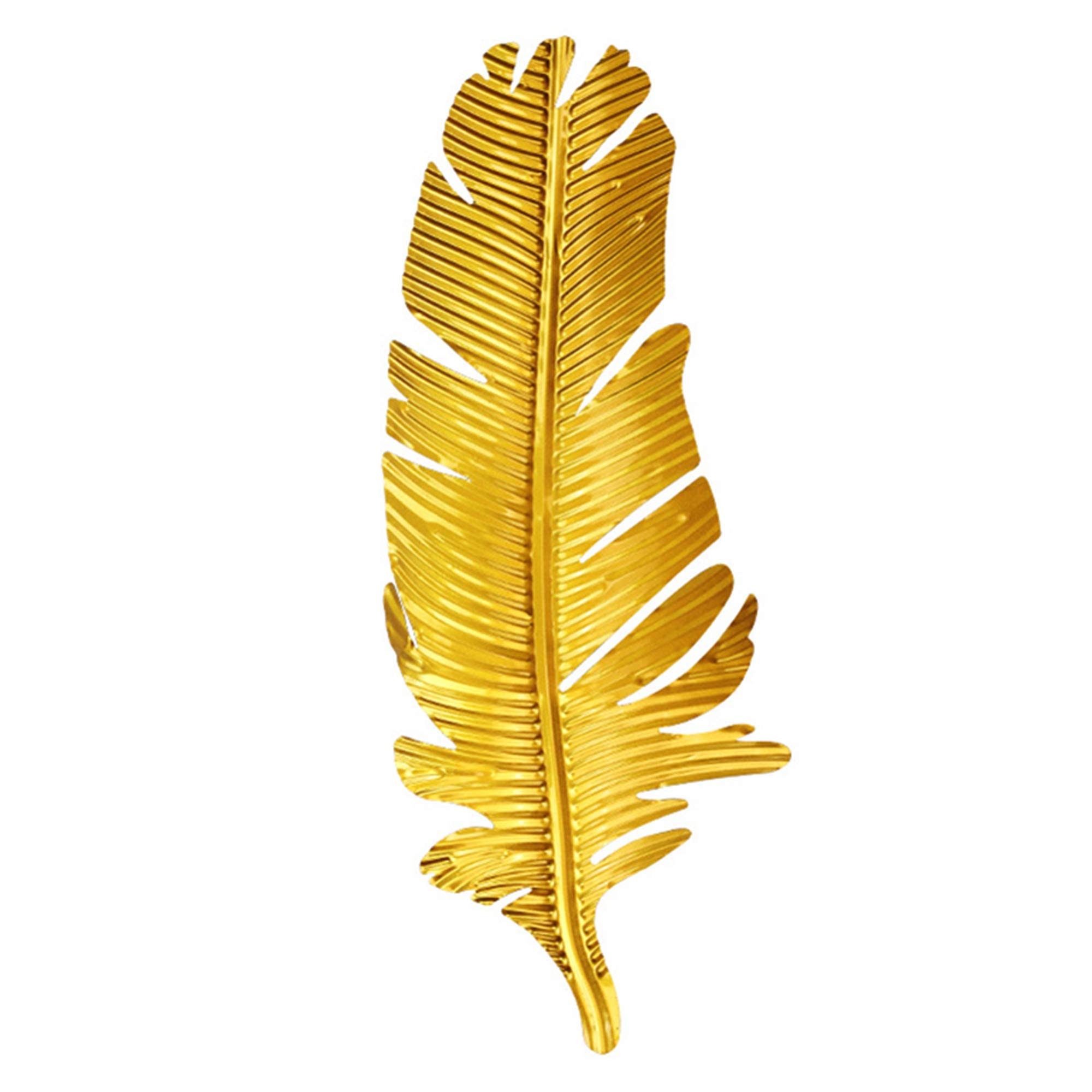 GDHKDDFL Stylish wall decorations, Wall Mounted Embossed Décor, Indoor/Outdoor Decoration, Free Hanging Entryway Ornaments,Gold,45x18cm