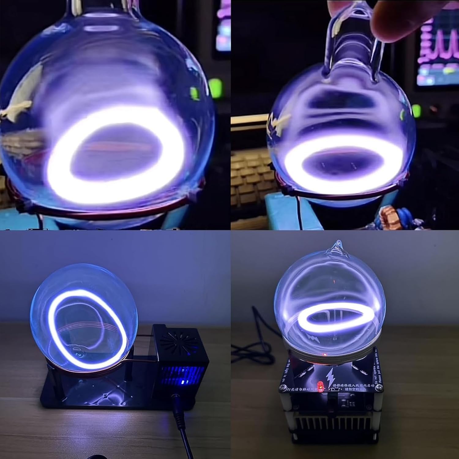 Circuito Toroidale Per Anello Al Plasma, Anello Luminoso Al Plasma Fai-da-te Da 3,5 Pollici Per Sfera Al Plasma, Decorazione Per Feste E Regali Scientifici