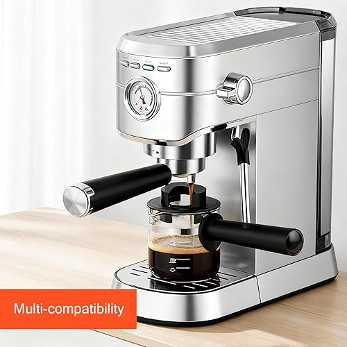 Miniatura 2 de Jarra de café expreso de vidrio de 4 tazas compatible con cafeteras Mr. Coffee, Krups, Salton, DeLonghi, Imusa y café expreso. Adecuado para la