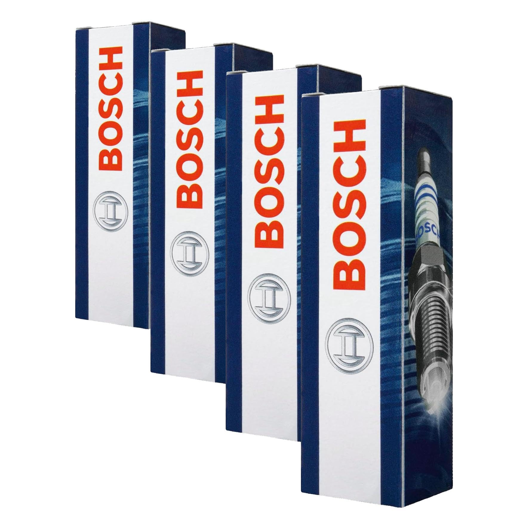 Bosch USR5ECS - Bujía para herramientas de jardín - 1 bujía - para un Arranque Fiable y una Larga Vida Útil del Motor de Gasolina - con Diseño Resistente (Paquete de 4)
