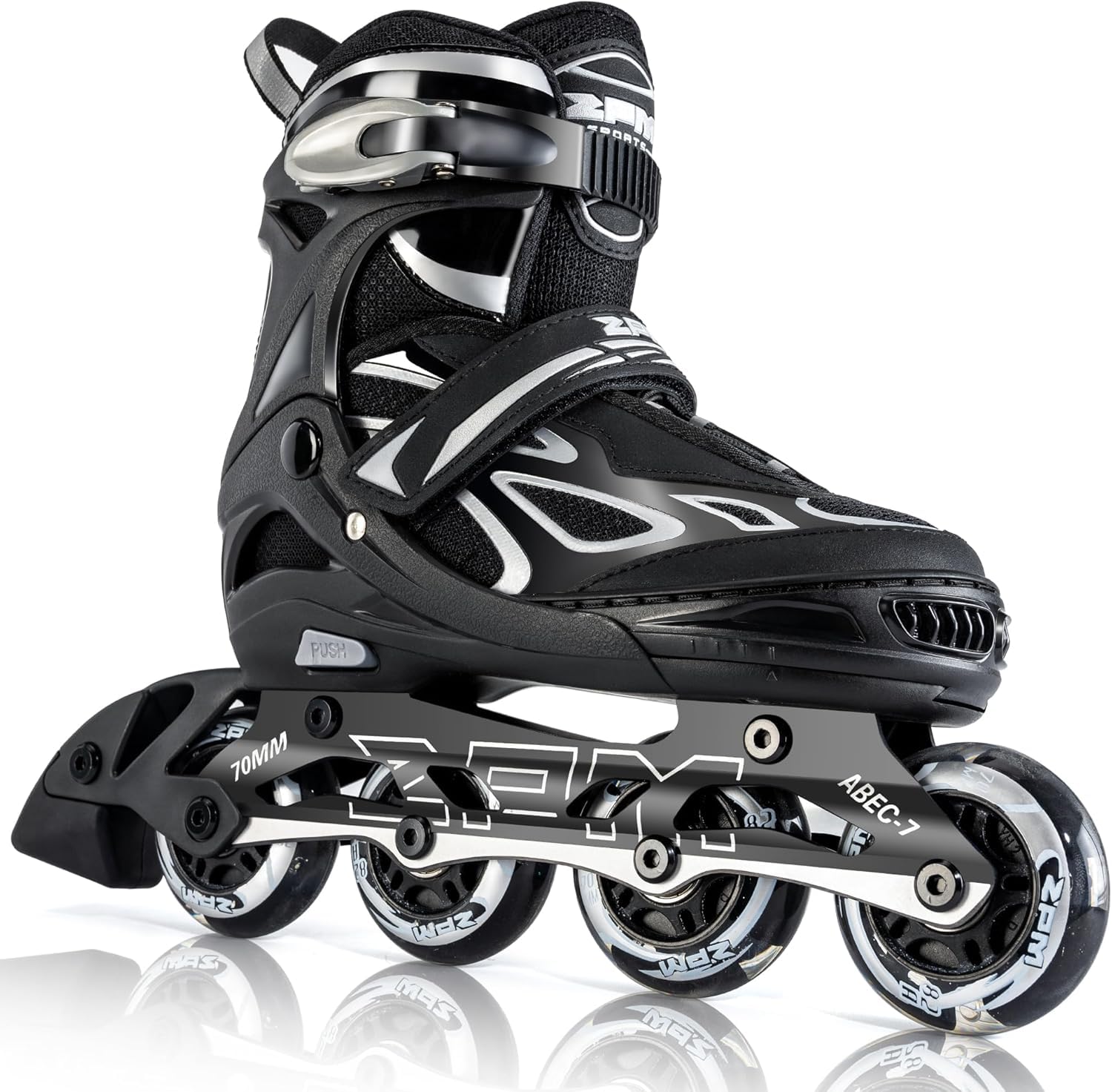 2PM SPORTS Brice Pattini in Linea Regolabili, Divertente Inline Skates per Bambina e Bambino e Bambini e Ragazzi