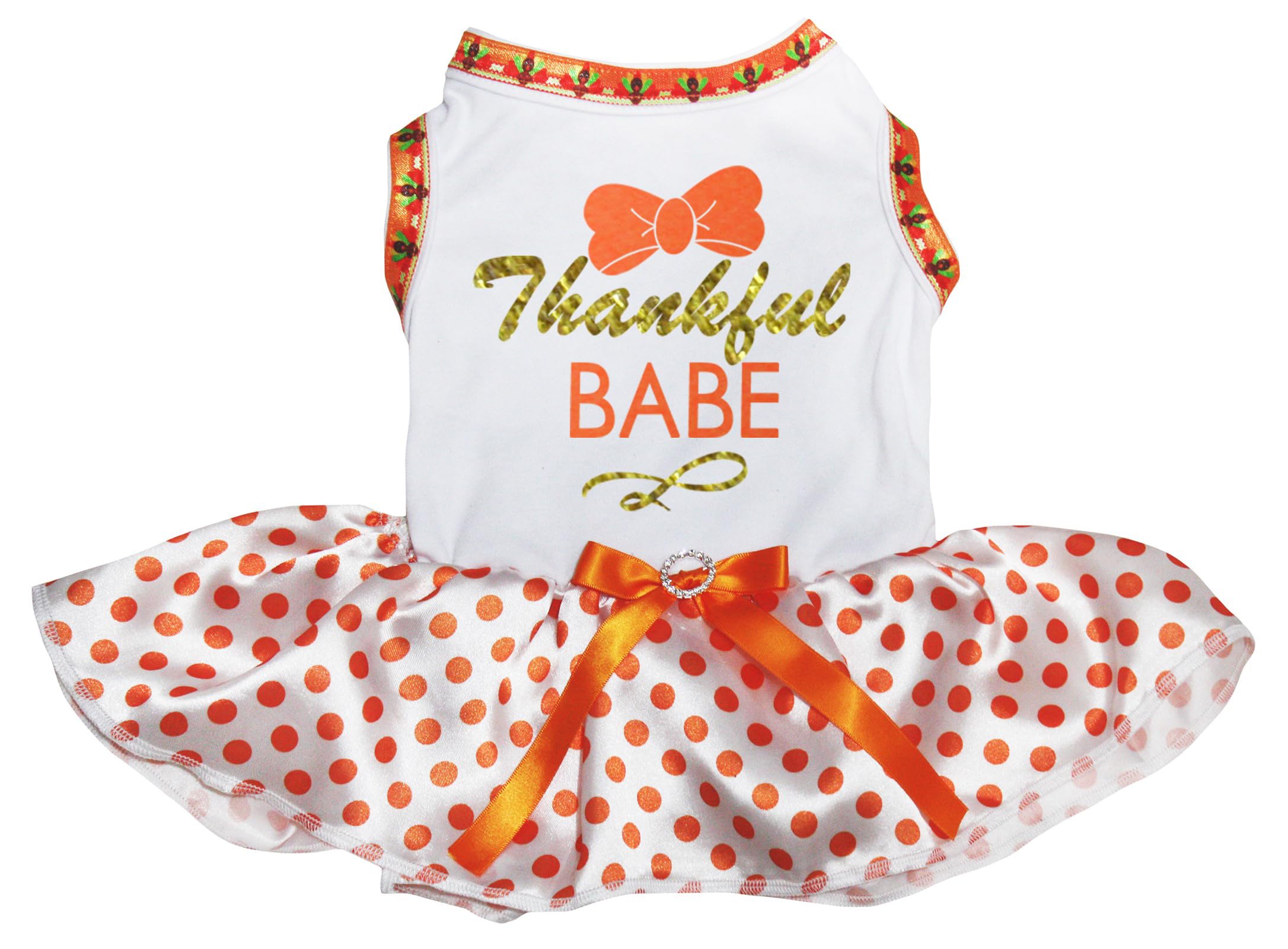 Robe pour chiot à pois Thankful Babe XL pour les balades