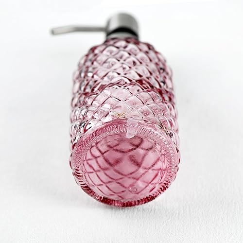 Miniatura 6 de Dispensador de jabón de 16 onzas con bomba de acero inoxidable 304, dispensador de jabón de cocina, baño, dispensador de jabón de vidrio líquido