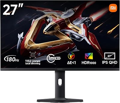 XIAOMI Monitor Gaming 25 Pollici, 240Hz, 1ms GTG, Altoparlanti, P25FEB‑RGGL