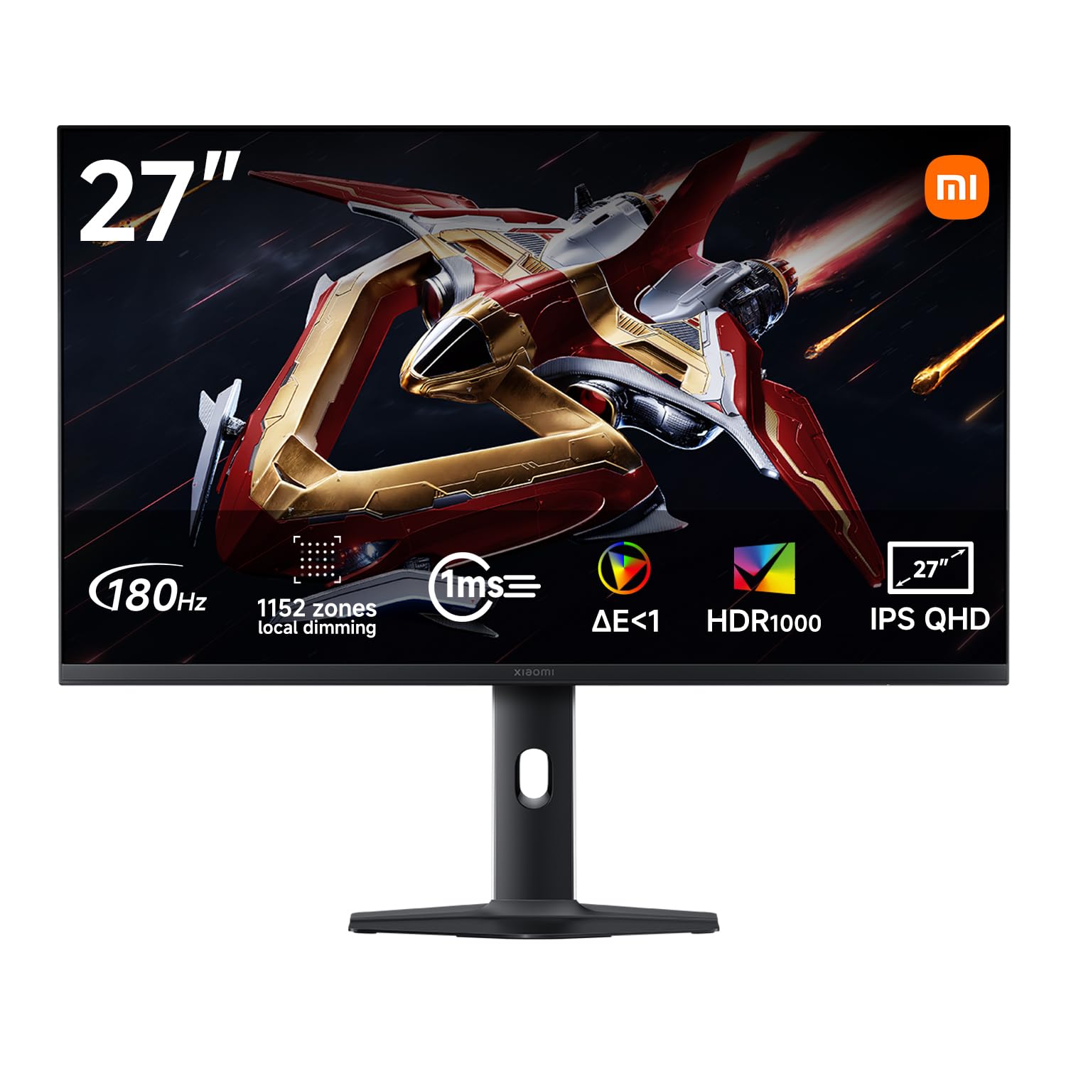XIAOMI G Pro 27Qi 2026 Monitor Gaming Mini-​LED 2K 27", 180Hz, 1ms GTG, FreeSync, 1152 Zonas Atenuación, 2000nits, HDR1000, Fast IPS, 100% sRGB, 95% DCI-​P3, Adobe RGB 97% (2560x1440/​HDMI2.0/​DP1.4)