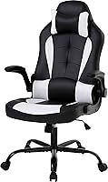Vista 1 de Silla de computadora para videojuegos, silla de computadora de carreras, silla de oficina ajustable, silla de escritorio moderna, silla ergonómica