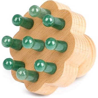 ideayard Scalp Massage Comb Shower Hair Brush Scalp for Hair Growth Massage Relieves Headaches Aventurine