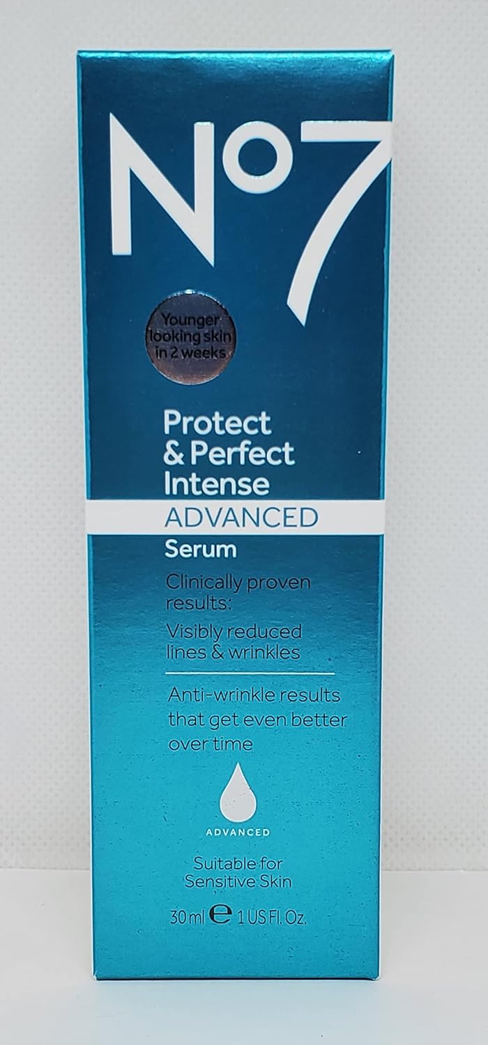 No7 Protect & Perfect Intense ADVANCED Serum Bottle Beauty & Personal Care
