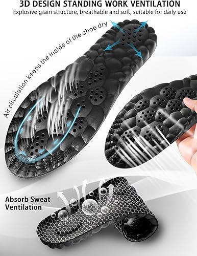 Miniatura 3 de Plantillas 4D Cloud para hombres y mujeres, plantillas de soporte de arco, plantillas de espuma viscoelástica, plantillas de zapatos deportivos con