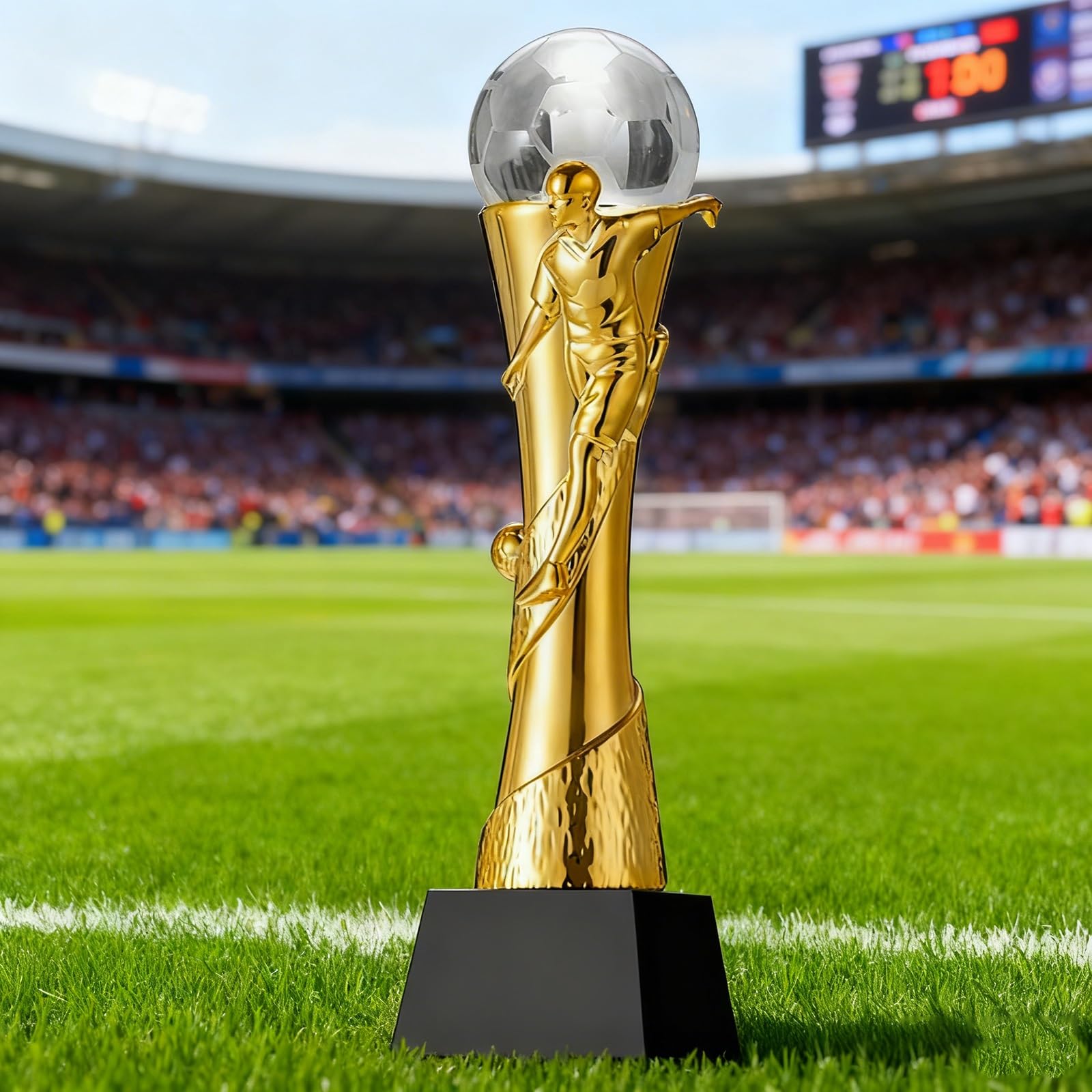 Trofeo De Fútbol para Campeones, Premios Al Jugador Más Valioso Equipo Al Mejor Jugador Copas De Fútbol para Deportes Escolares, Eventos De Clubes Ceremonias Campeonato(Gold)
