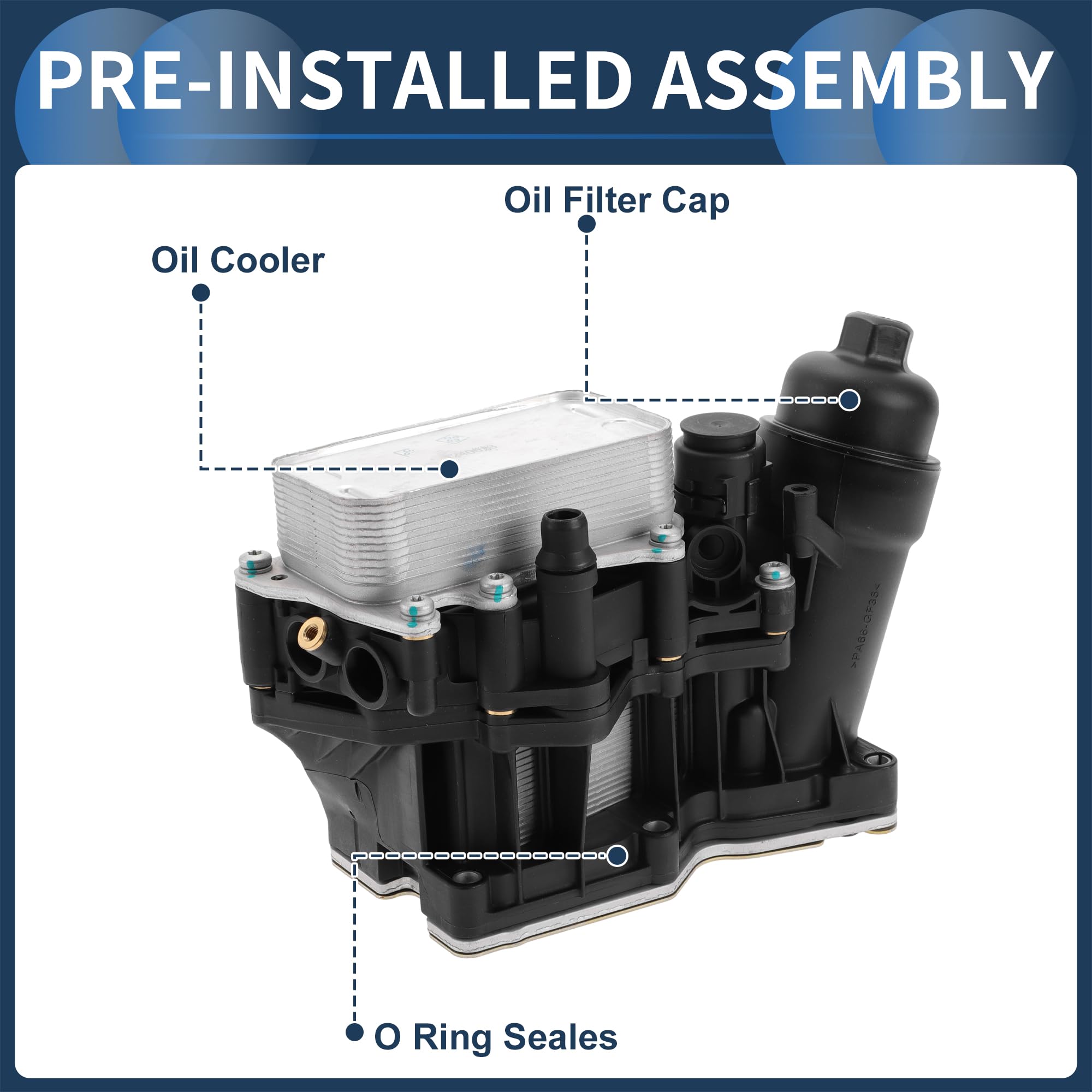 Refroidisseur D'Huile Du Moteur, Adaptateur De Boîtier De Filtre À Huile, No.11428507697/11-42-8-507-697 Pour Bmw X3 X5 328D En Alliage D'Aluminium Amélioré, Ton Argenté, 1 Pièce