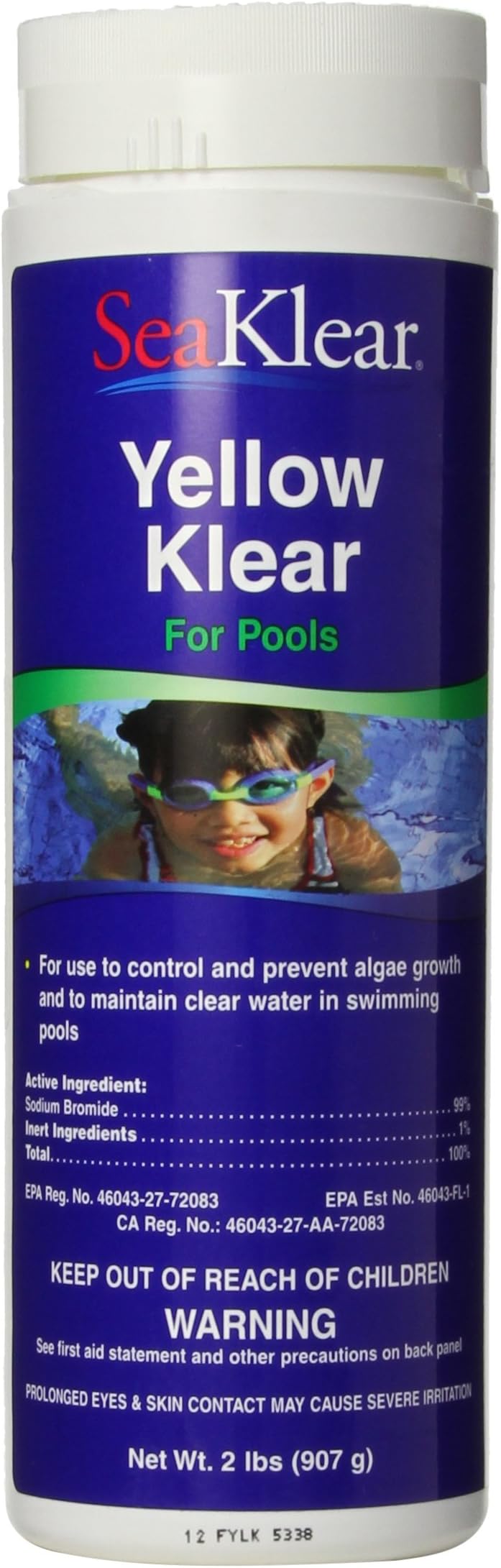 SeaKlear Yellow Klear Algae Control, 2 lbs