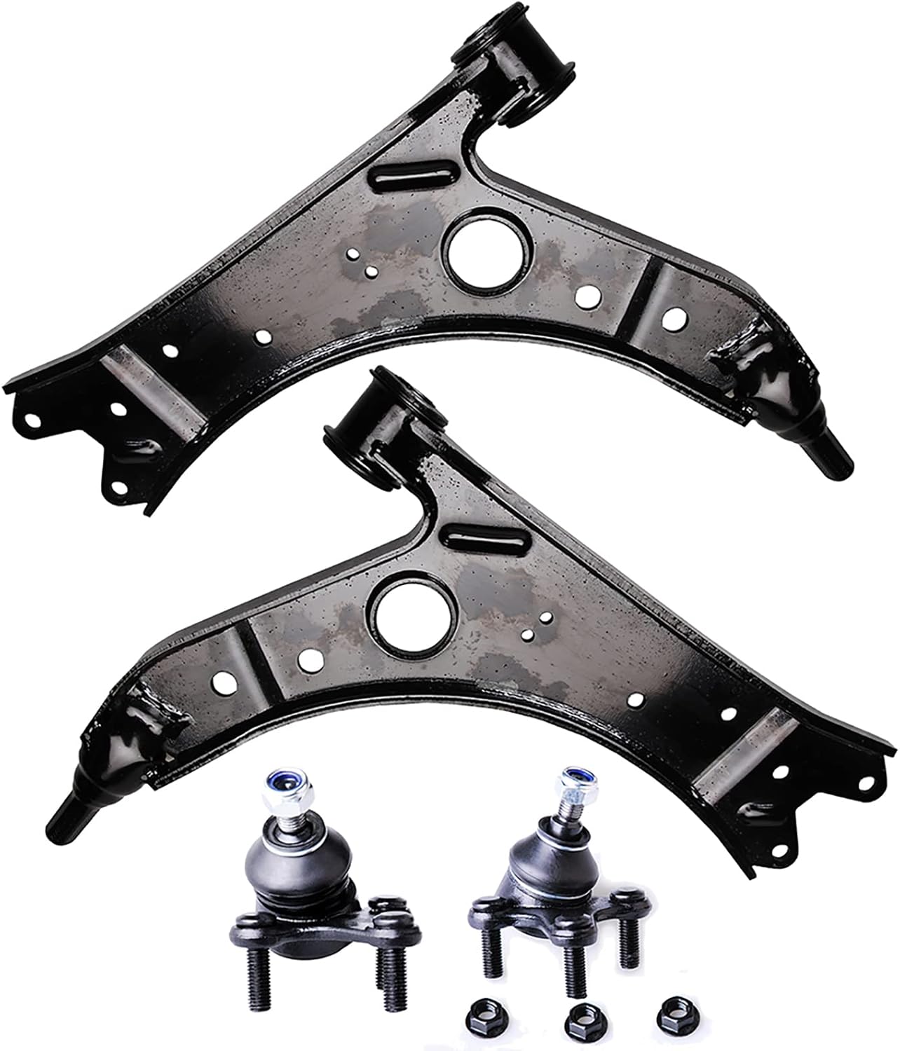 OCPTY - New 4-Piece fit for 2006-2011 for Audi A3 for Volkswagen Eos for Golf for Gti for Jetta R32 Rabbit-2 Front Lower Control Arm 2 Lower Ball Joint