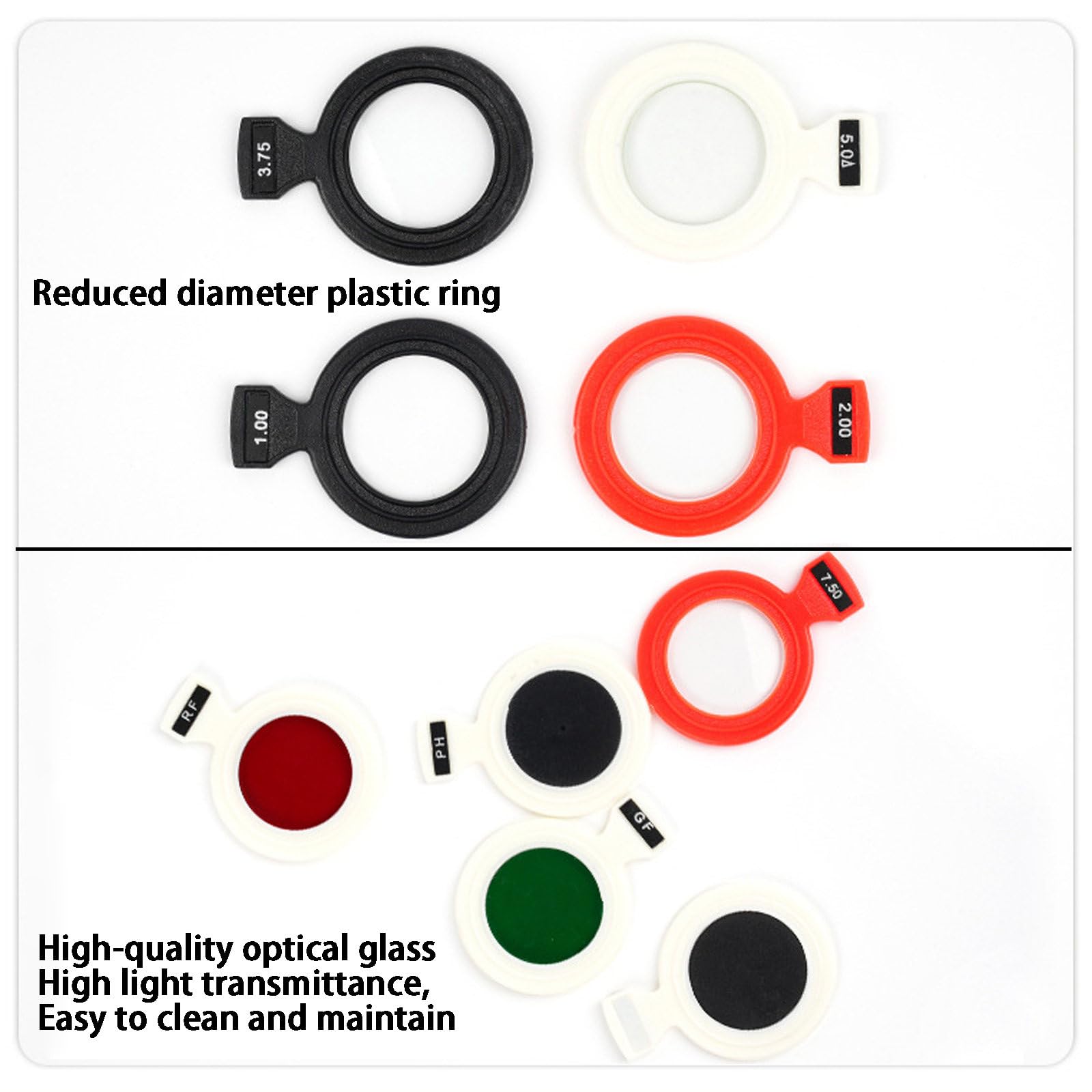 Amazon.com: 266 Pcs Optical Trial Lens Set, Optometry Lens Kit
