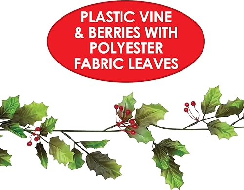 Miniatura 3 de Guirnalda de acebo y bayas