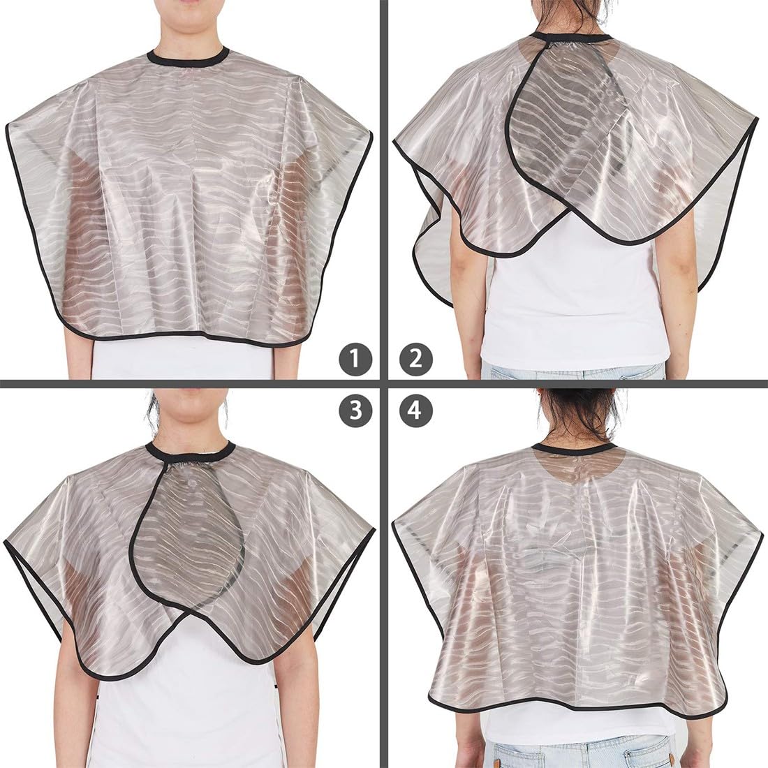 Coiffeurs Vêtements - Grossiste - capes pour la coloration des cheveux - PVC cape